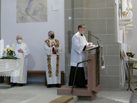 Diözesale Aussendung der Sternsinger des Bistums Fulda in St. Crescentius (Foto: Karl-Franz Thiede)